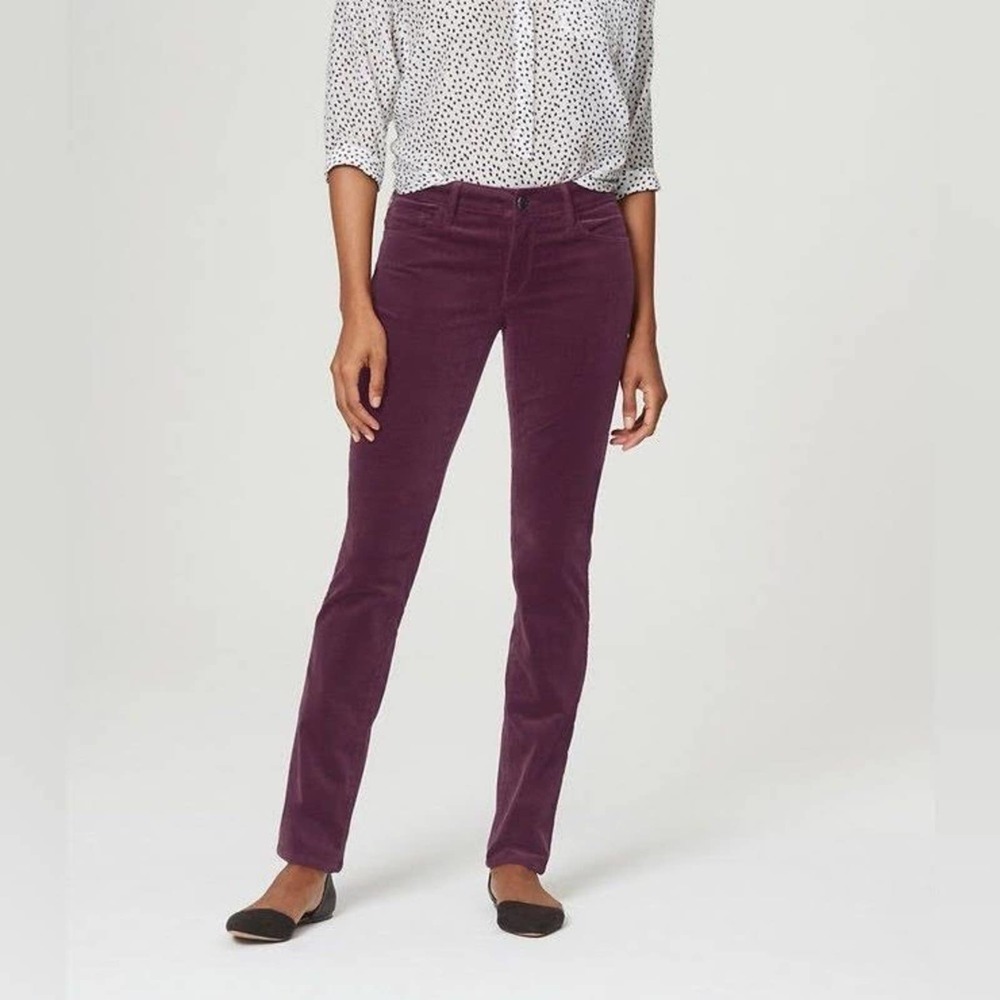 Ann Taylor Loft Mid Rise Curvy Skinny Corduroy Pants
